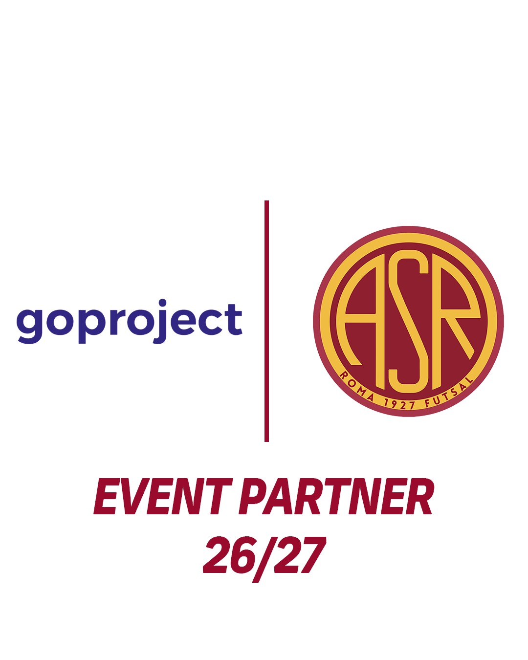Roma 1927 Futsal e Go Project, insieme nel 2026/27